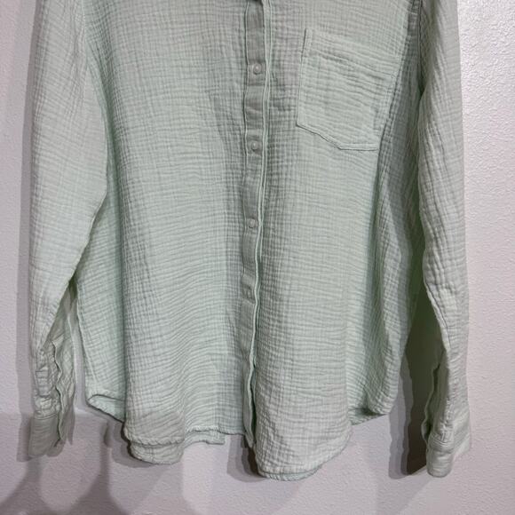 Lucky Brand Light Green Button Down Sz L NWT - Picture 4 of 12